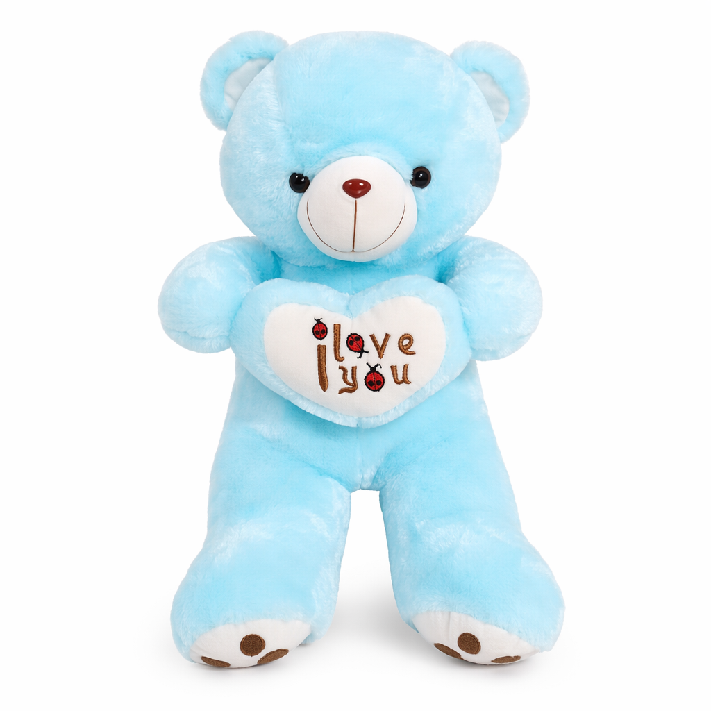 Romantic I Love You Teddy. Blue