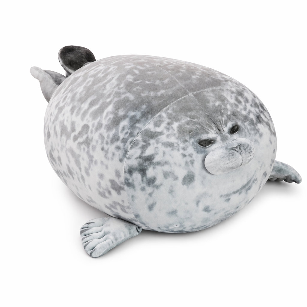 Chubby Seal Plush Grey