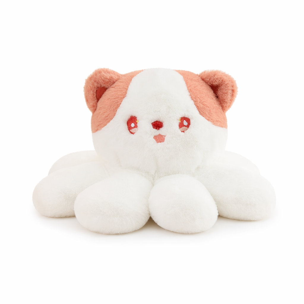 35cm Jellyfish Cat Plush White