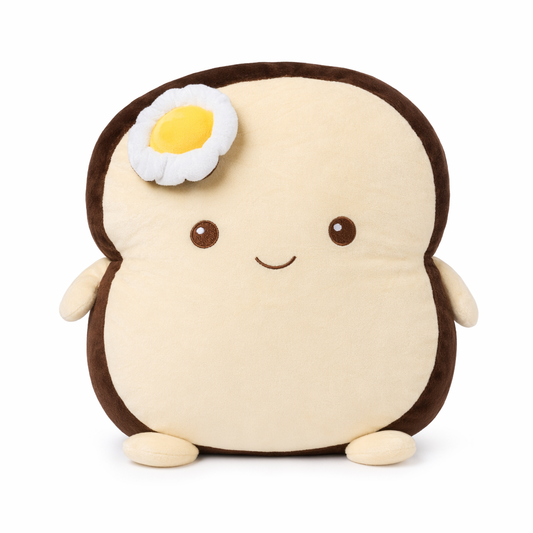 Bready - Soft Toast Bread Plush Toy (Brown) 40cm