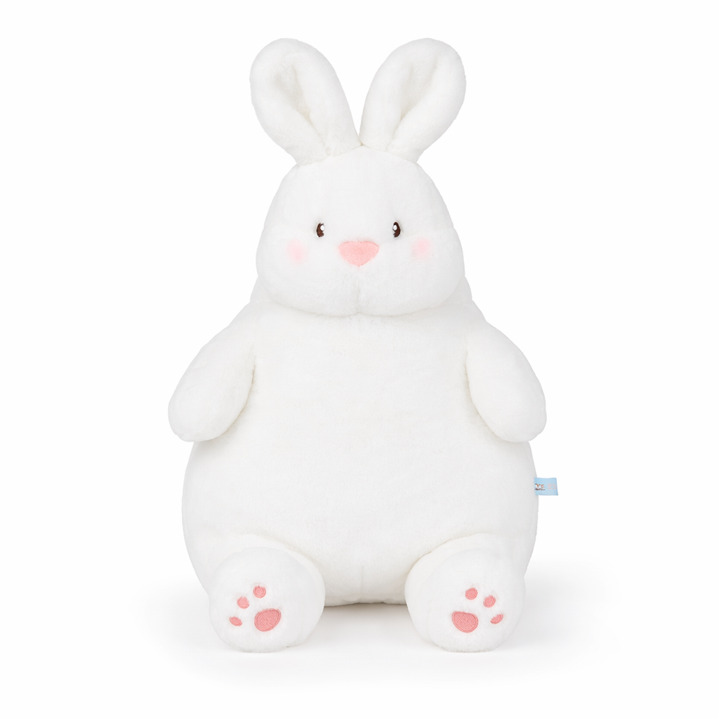 Soft White Rabbit Plush Toy White