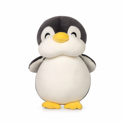 Cute Blue Penguin Stuffed Toy Grey