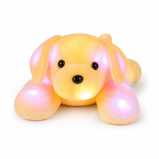 Vibrant Glowing Dogs Plush Color 0