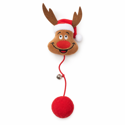 Christmas Plush Squeaky Toy: Interactive, Chewable 23cm