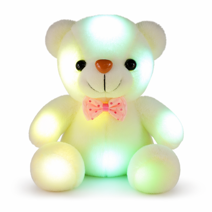 Luminous LED Teddy Bear Plush White