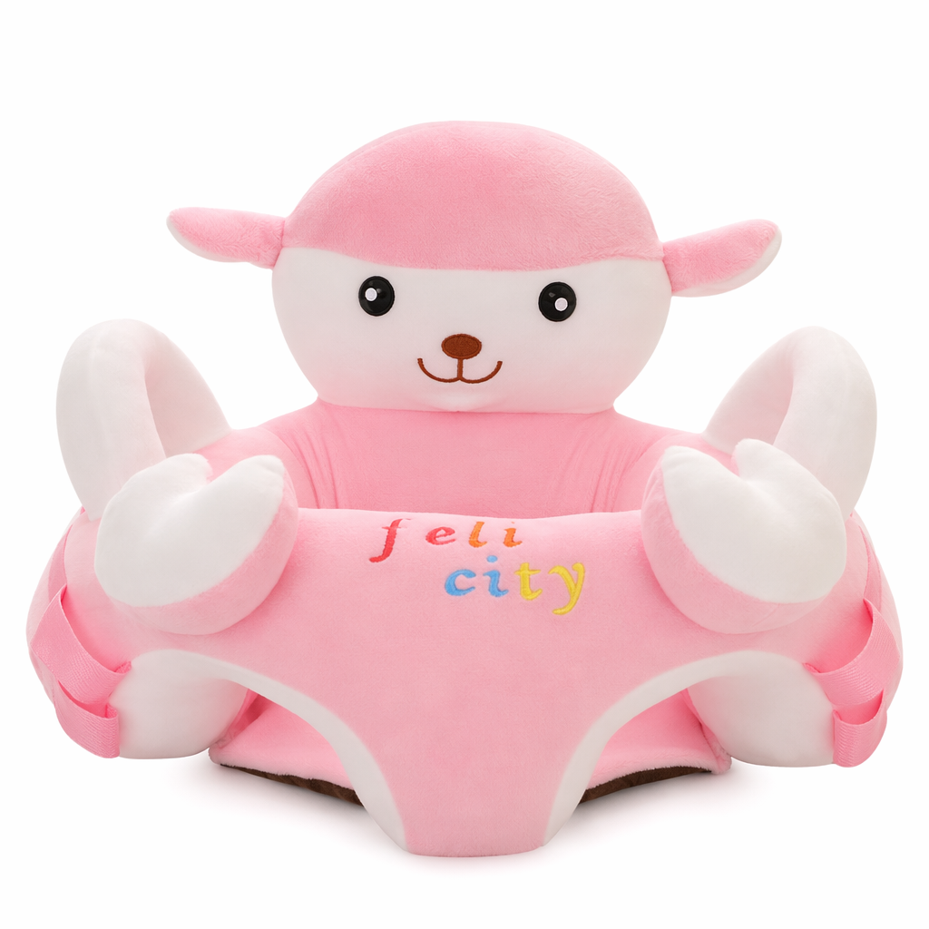 Plush Kids Sofa Pink