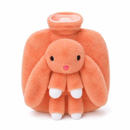 Plush Flannel Rubber Hot Water Bottle Cover 1