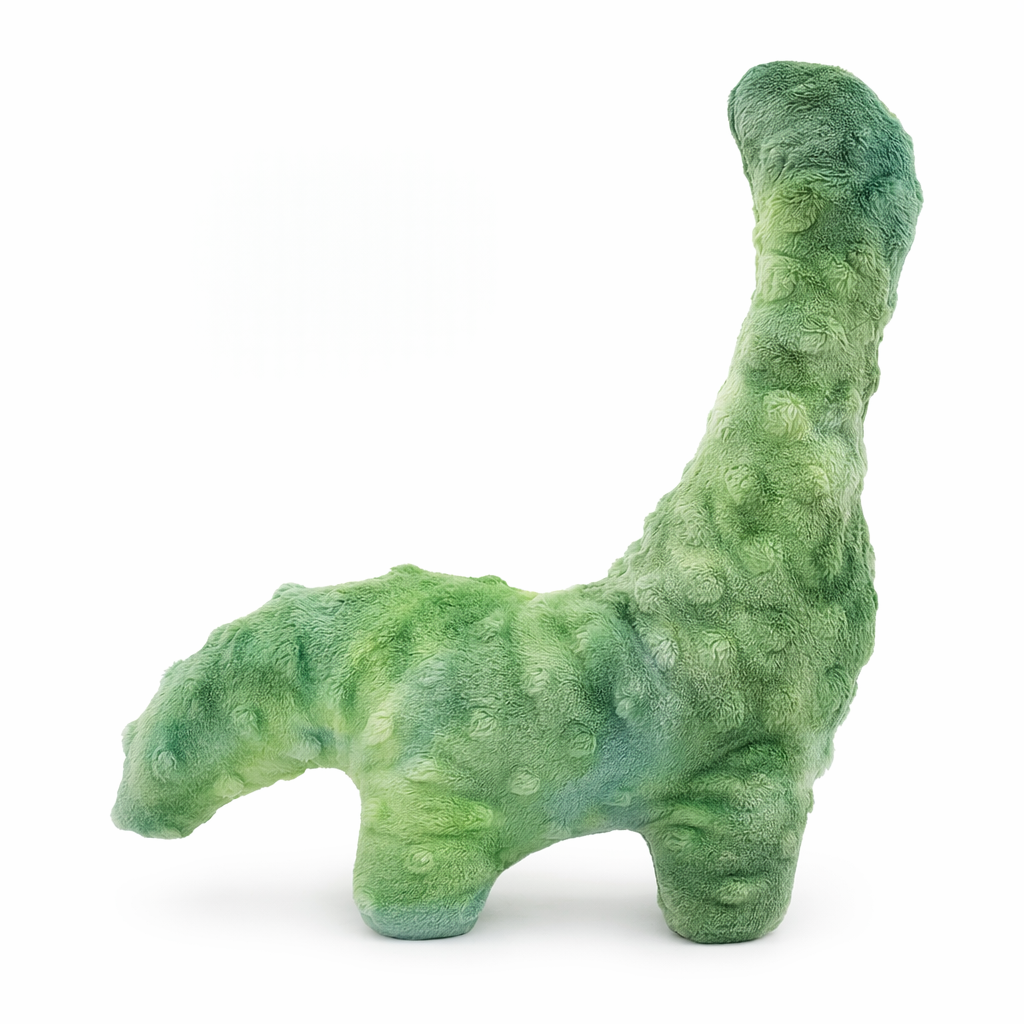 Durable Plush Squeaky Dog Chew Green