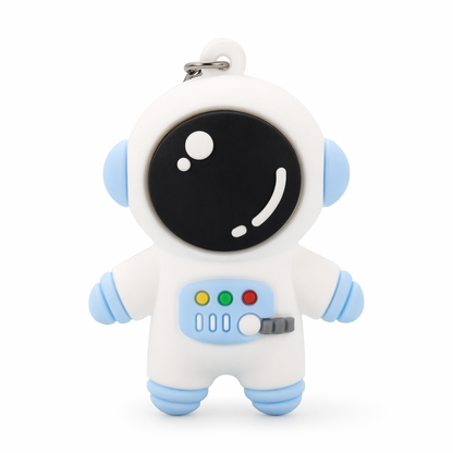 Cute Astronaut Keychain for Anime Blue