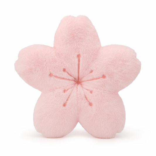 Sakura Blossom Plush Pillow: Adorable Home Decor Pink