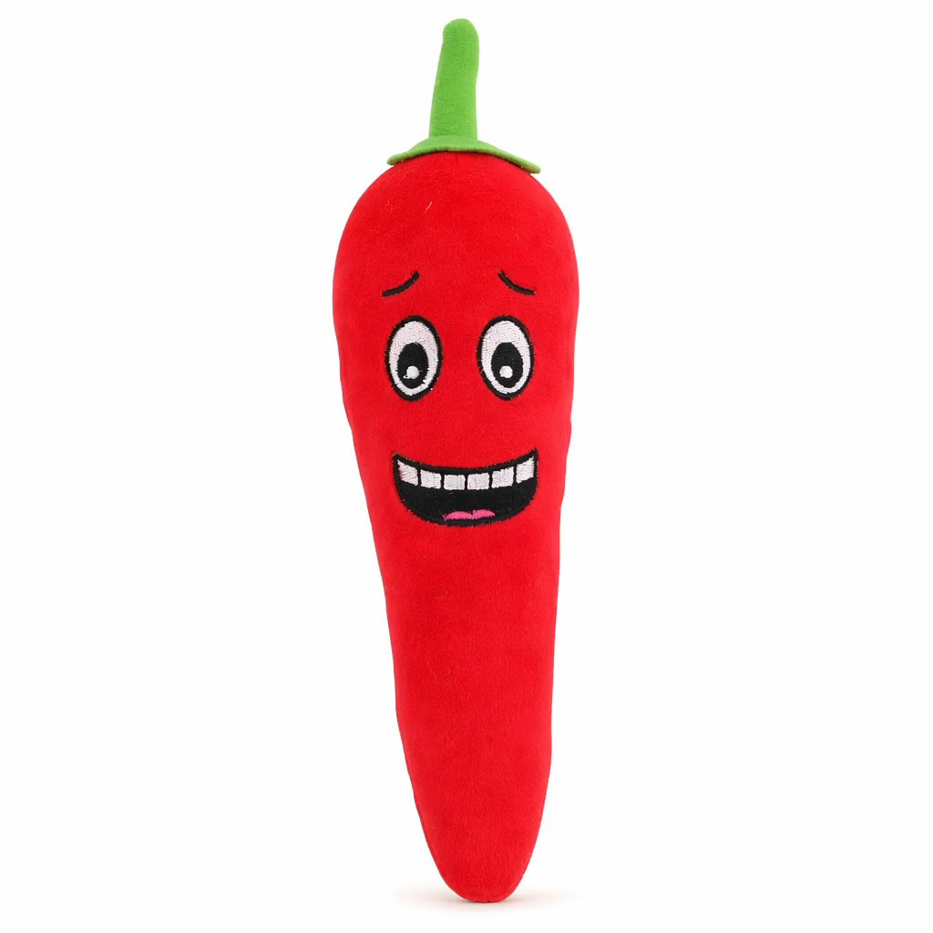 Interactive Squeaky Plush Dog Toys Chili