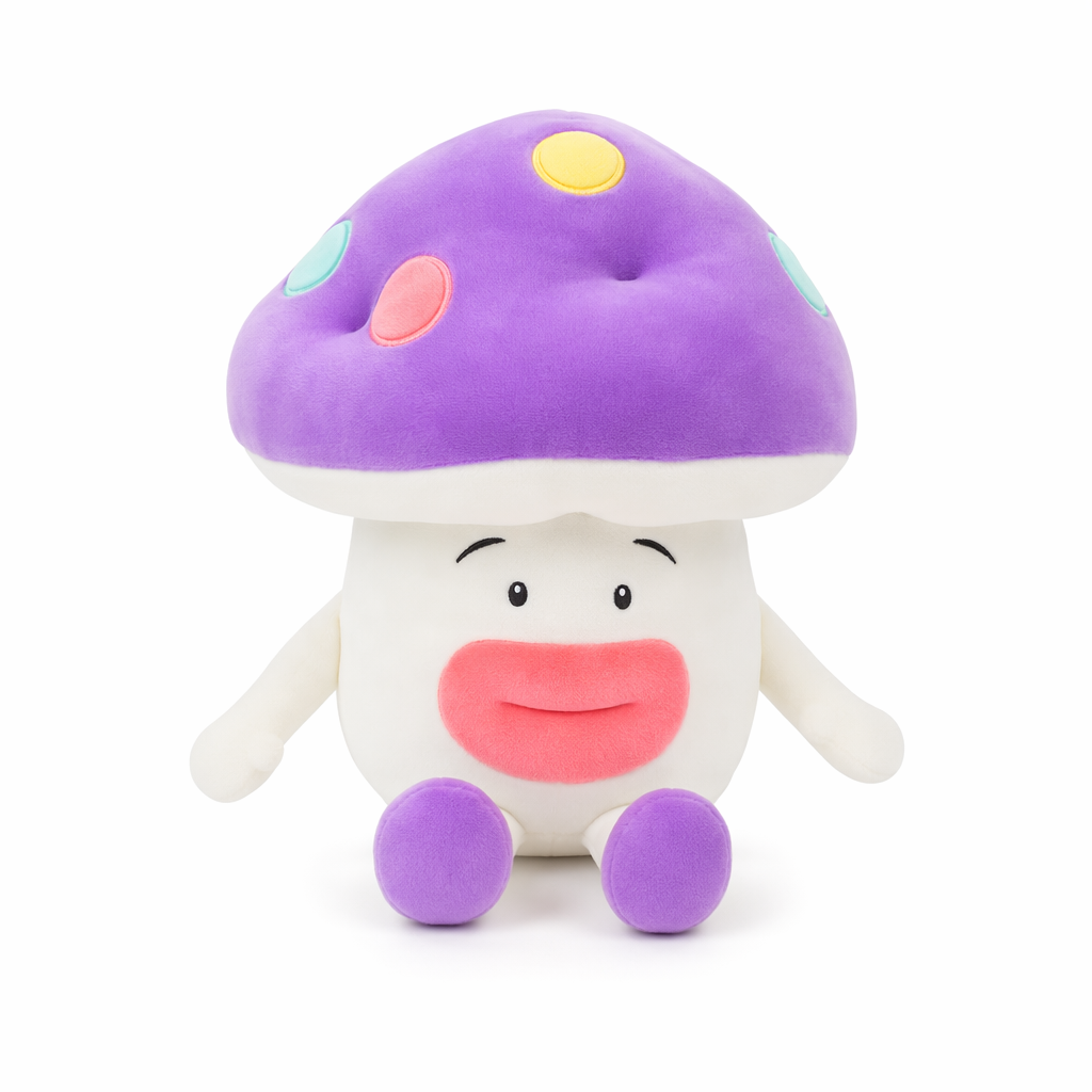 Miles - Soft Plush Mushroom Toy Pillow PIC