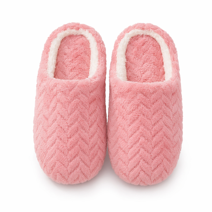 Cozy Plush Women's Indoor Slippers Pink