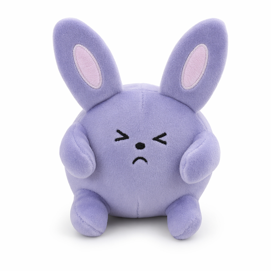 Stress-relieving Rabbit Plush Toy Purple