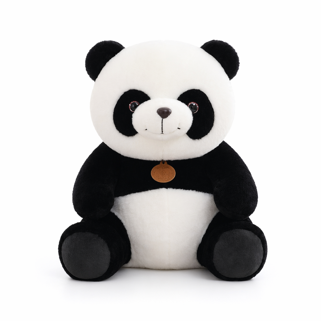 Brooklyn - Kawaii 25cm Panda Plush Toy White