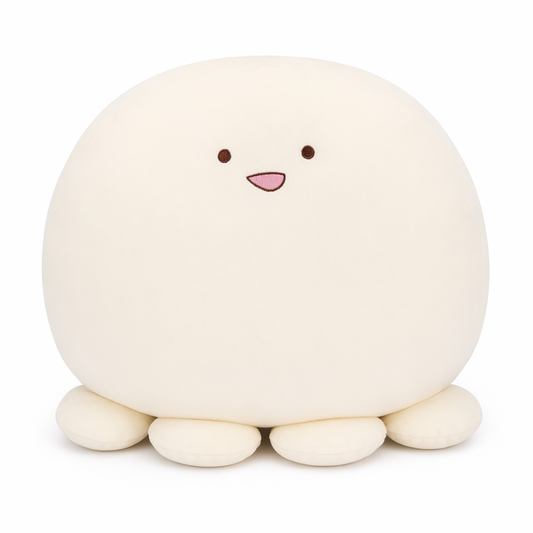 Rowan - Soft, Squishy, Octopus Plush Toy White