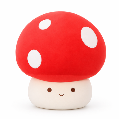 Cute Mushroom Succulent Plush Toys Red