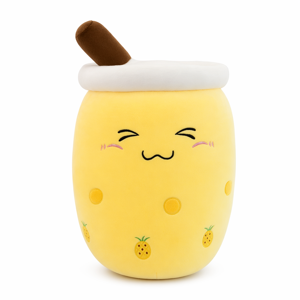 Bubble Boba Tea Cup Pillow: Plush, Stuffed, Popular 3