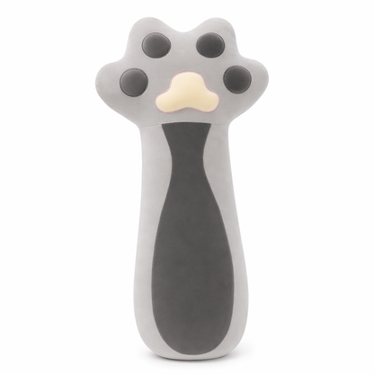 Adorable 70-110CM Soft Kawaii Cat Paw Pillow Gray