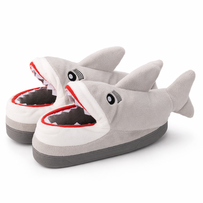 Zoey - Warm Plush Shark Slippers 1