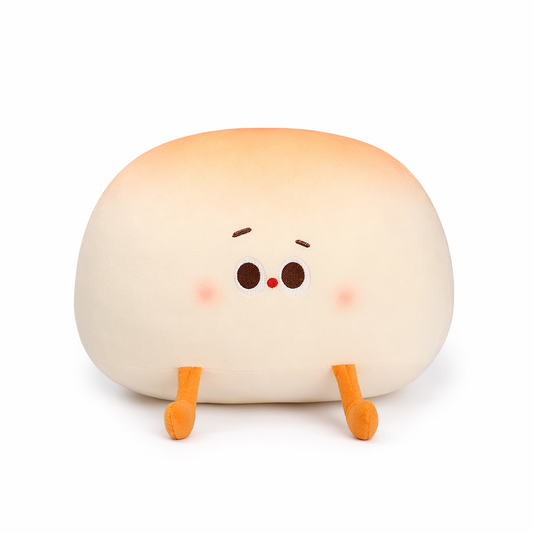 Micah - Squishy, Adorable Bun Dumpling Plush Beige