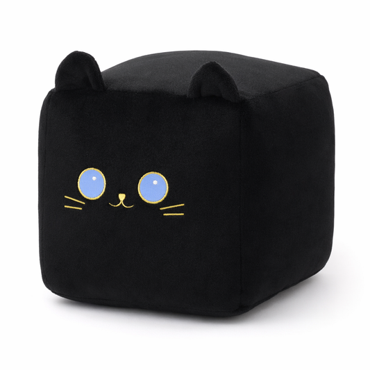Ultra-Soft Black Cat Plush black
