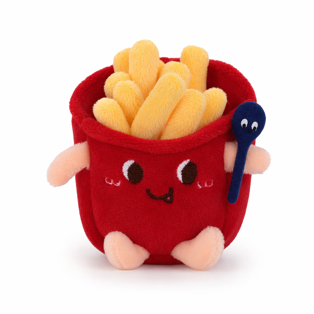 Adorable Food Plush Keychain Collection Fries