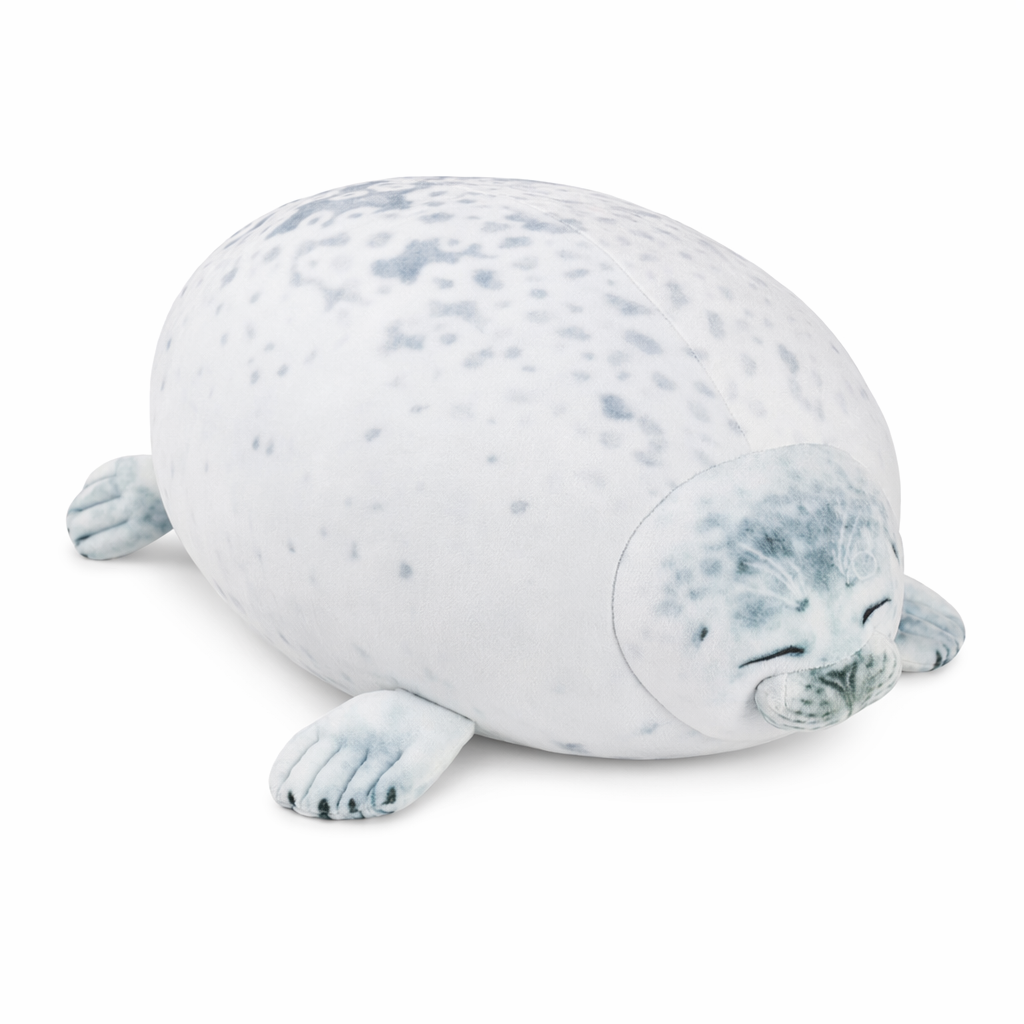 Chubby Seal Plush White