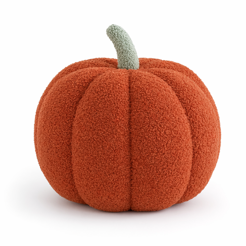 Cozy, Cute 3D Pumpkin Throw Brown