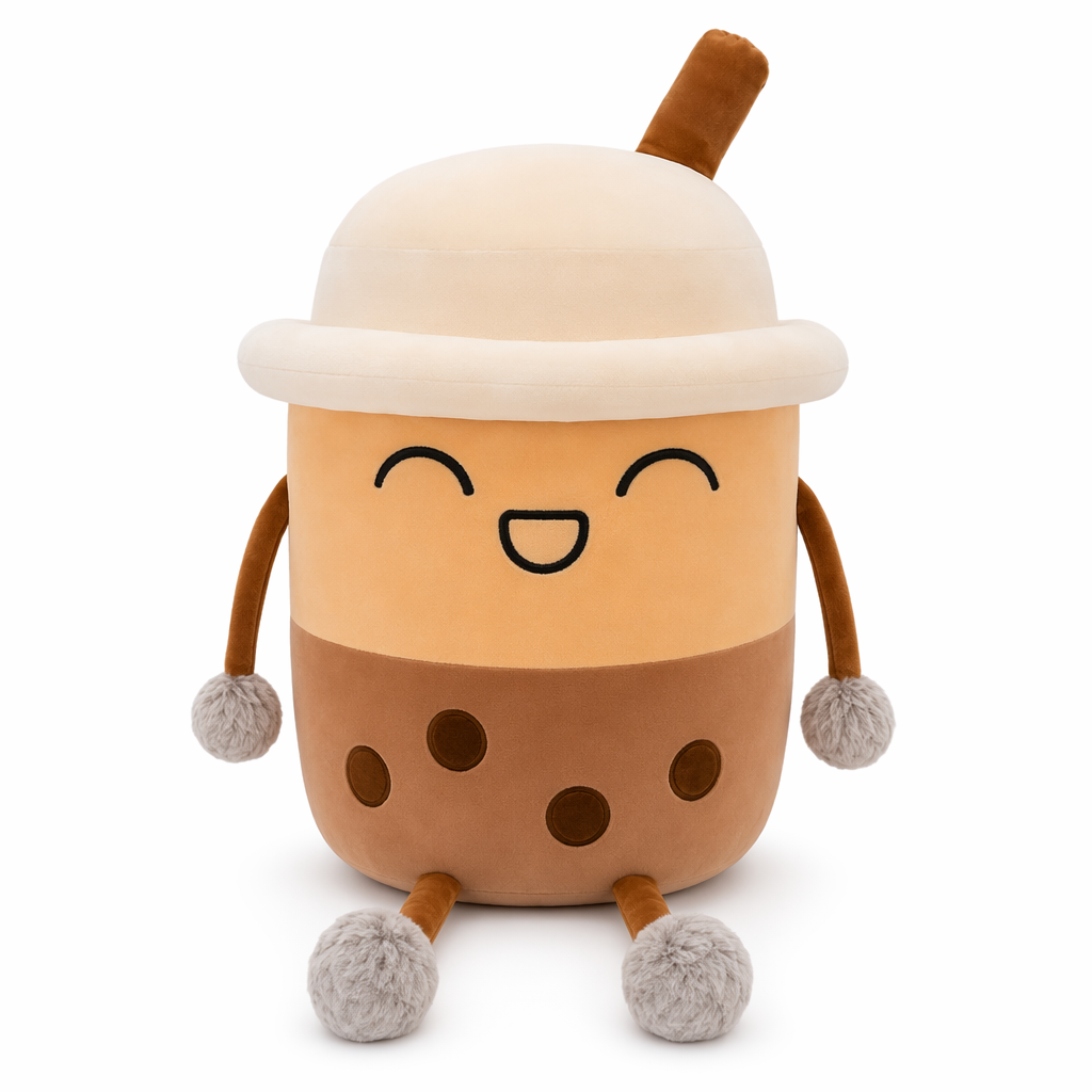 Soft, Cute, Boba Tea Plushie B