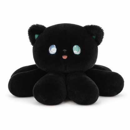 35cm Jellyfish Cat Plush Black