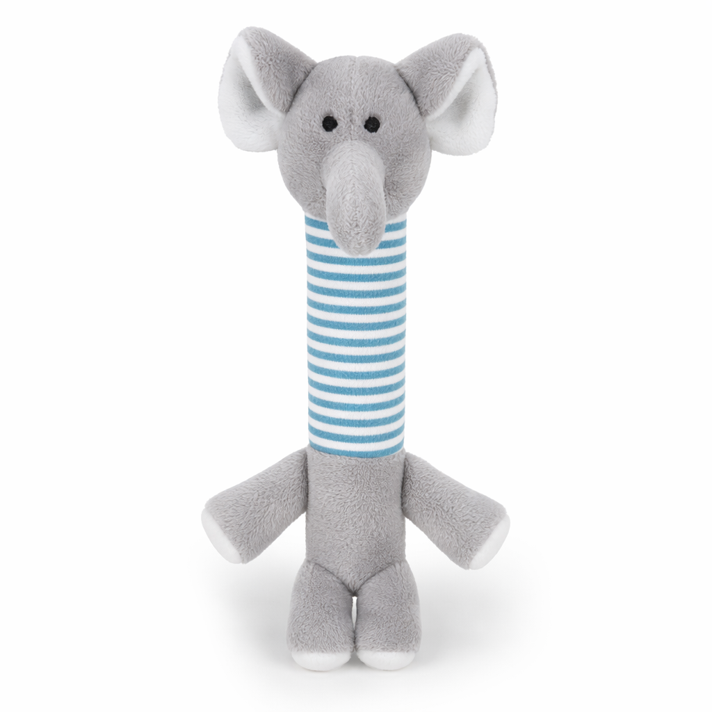 Durable Interactive Plush Pet Toys Gray