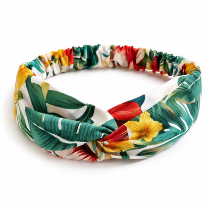 Boho Print Headbands: Vintage Hair Accessories Set 4