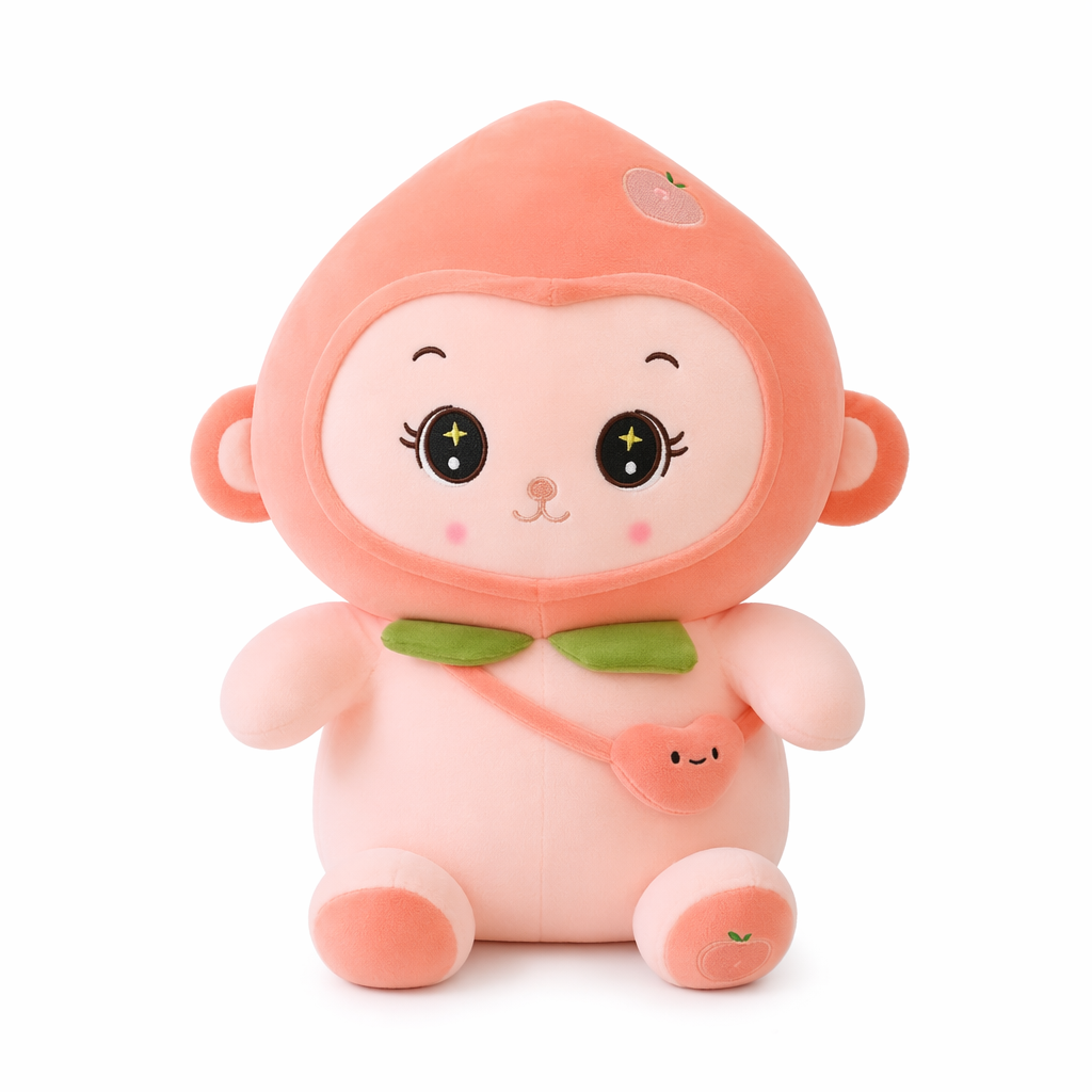 Ethan - Pink Peach Monkey 25cm
