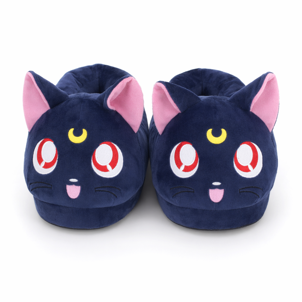 Delilah - Soft Sailor Moon Plush Slippers 28cm Blue