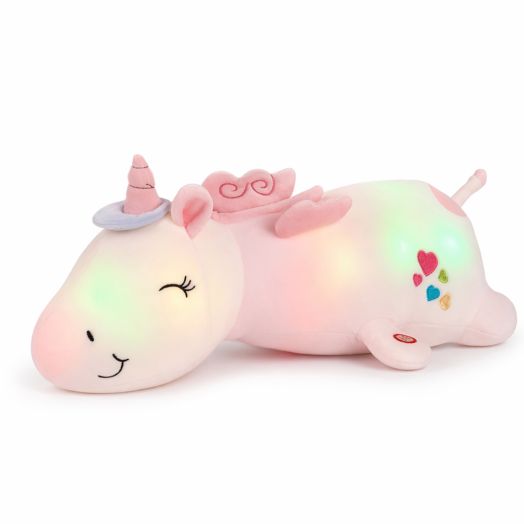 Cute Glowing LED Light Unicorn Pink