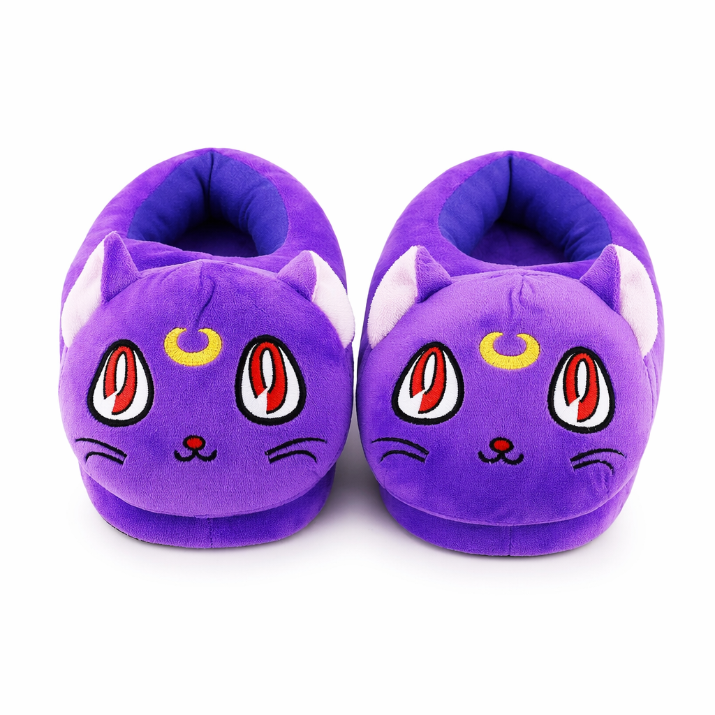 Delilah - Soft Sailor Moon Plush Slippers 28cm Violet