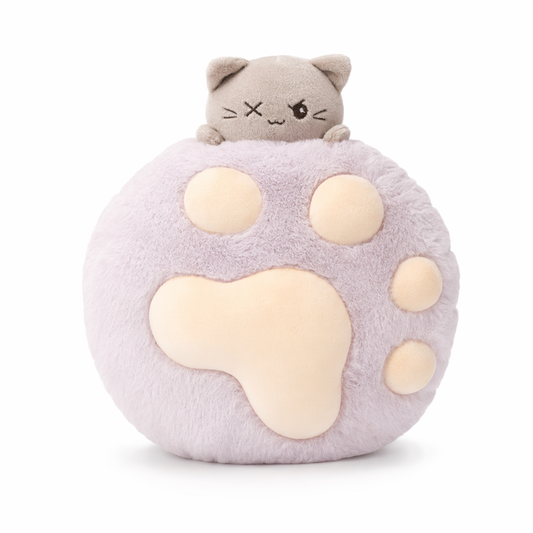 Samuel - Soft 2-in-1 Cat Plush Set Purple
