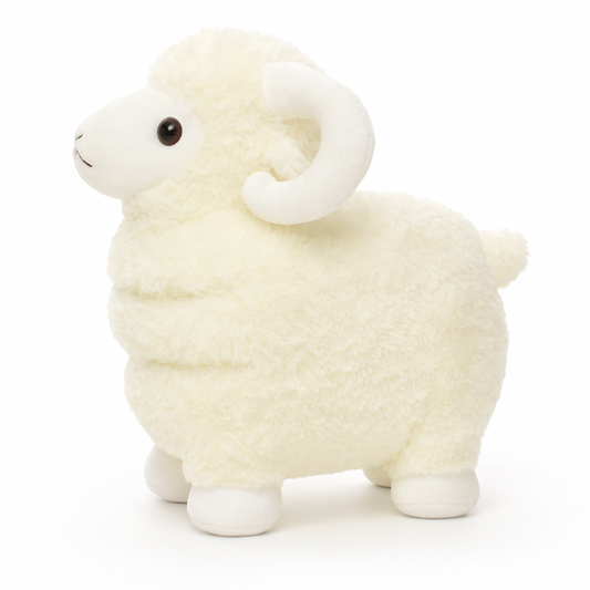 Alpaca Plush Soft Toy: Adorable and Cuddly Cushion Yellow