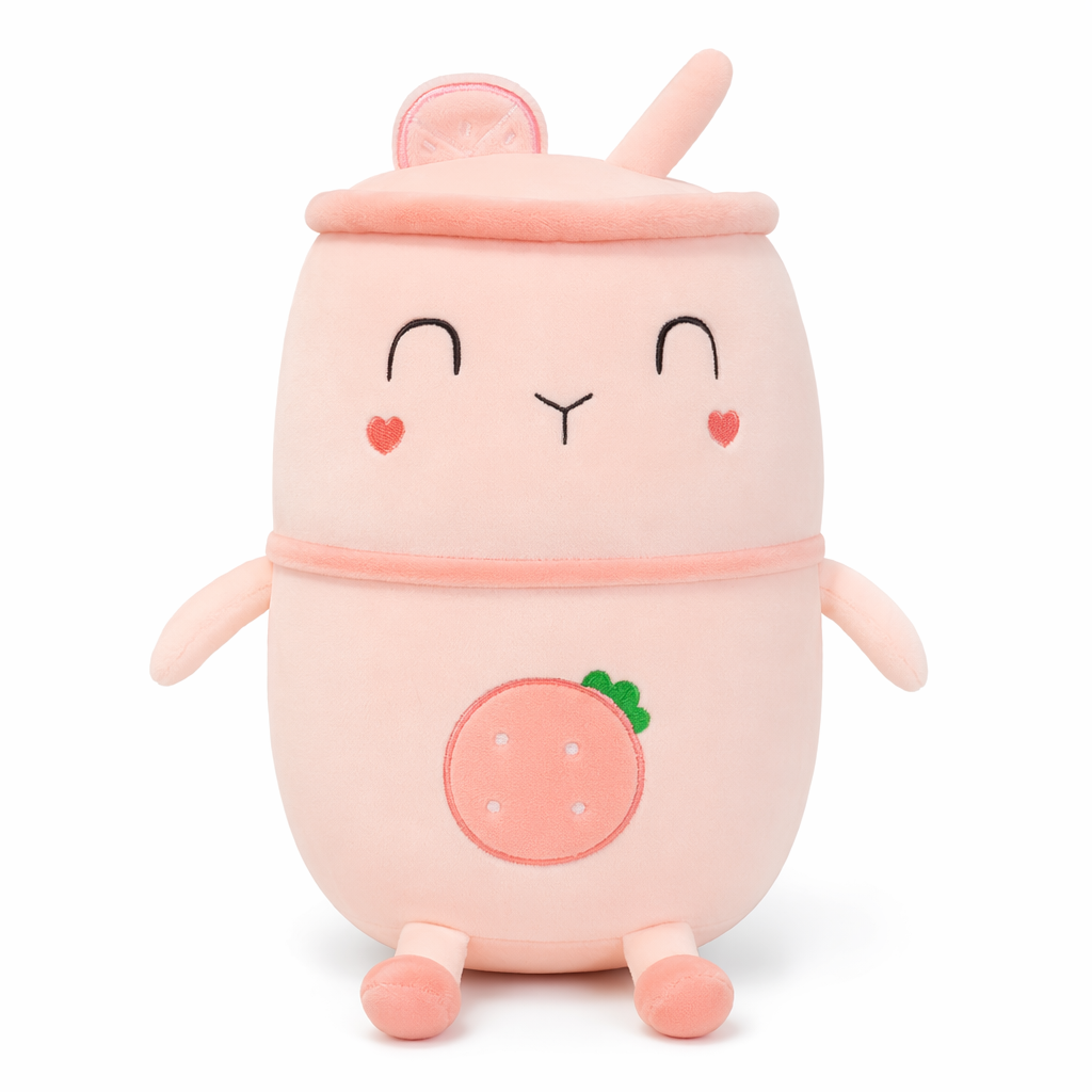 Plush Bubble Milk Tea Pillow 1