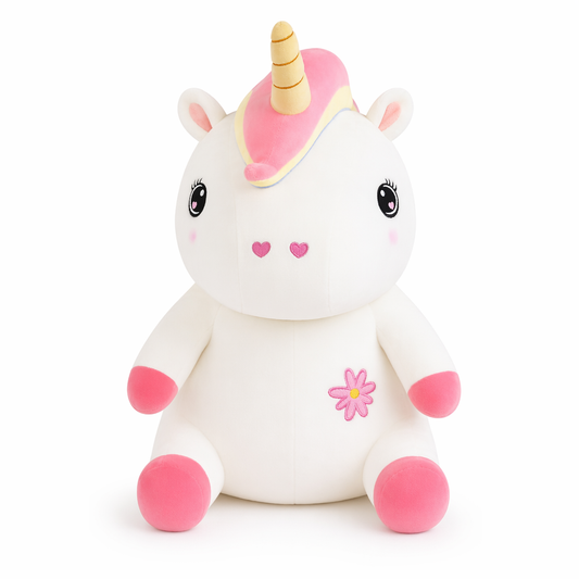 Ultra Soft Giant Unicorn Plush: Super Squishy Stuffed Animal White