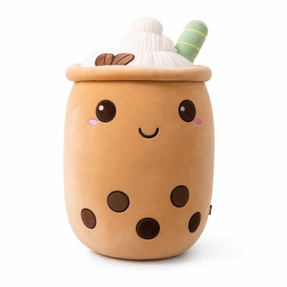 Theodore - Boba Milk Tea Plush Playtoy Brown