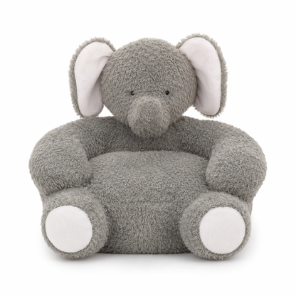 Plush Elephant Kids Sofa Chair: Adorable, Stuffed Animal Seat 1