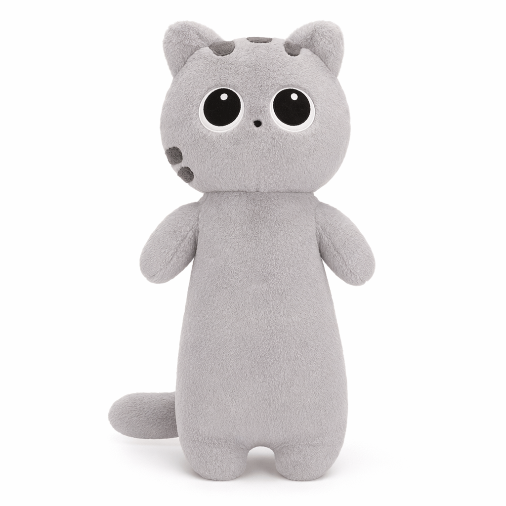 Stella - 65cm Kawaii Plush Cat Gray
