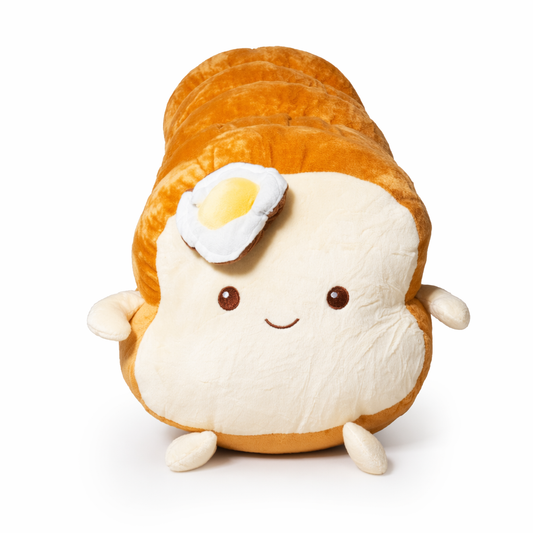 Toasty - Soft Toast Bread Plush Toy (Golden) Default Title
