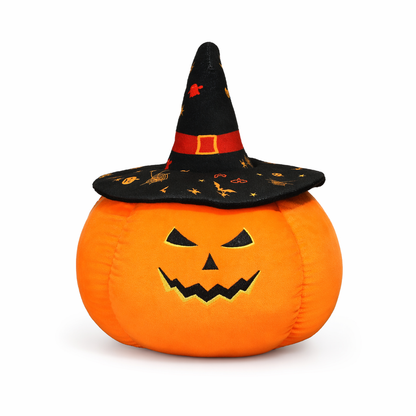 Spooky Plush Pumpkin Pillow Décor 3