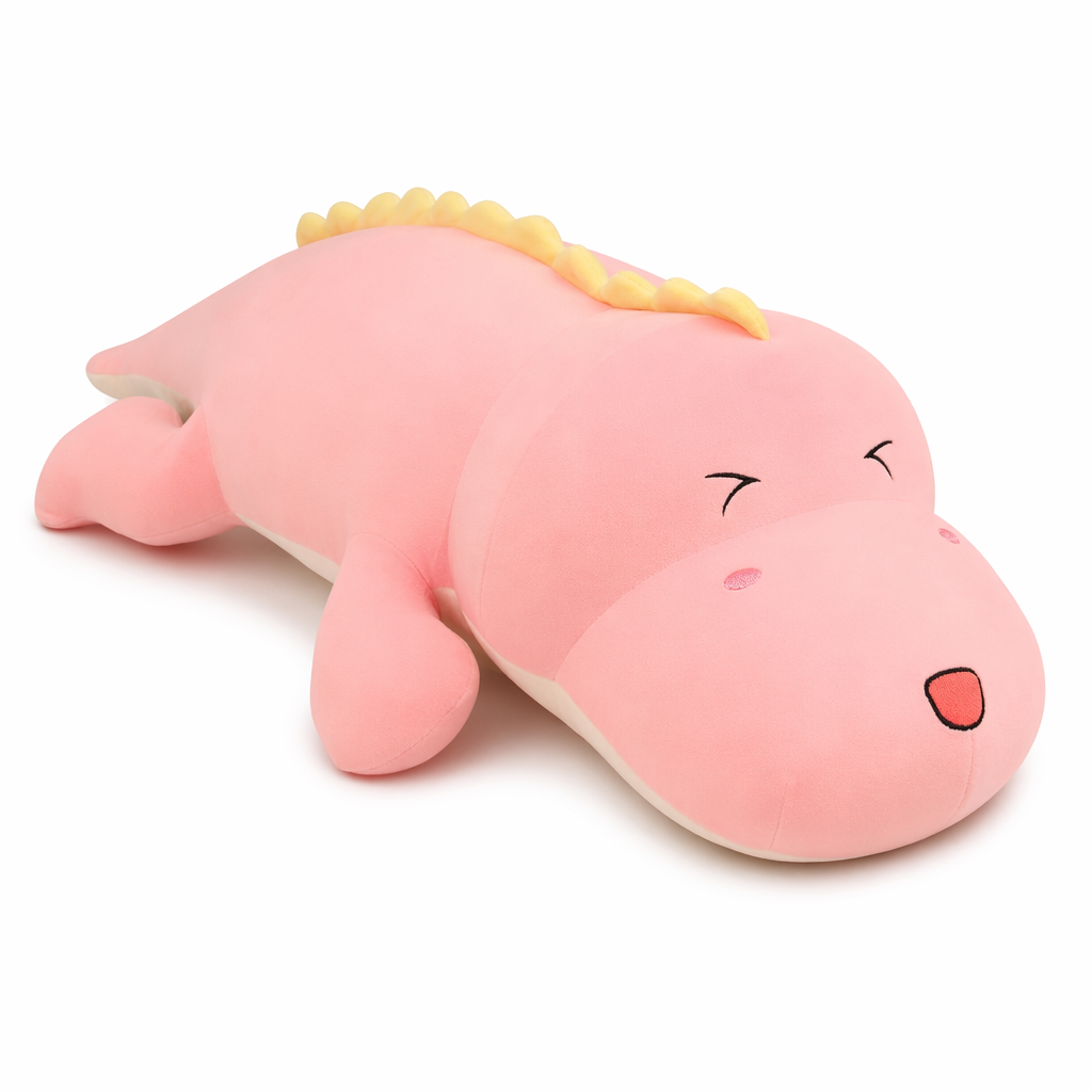Anxiety-Relieving Plush Dinosaur Toy Pink