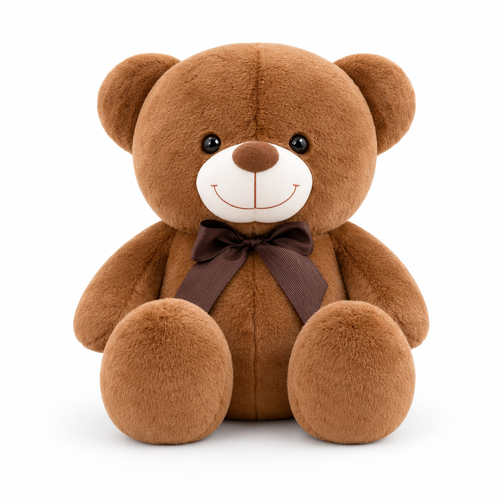 Colorful, Small, Cute, Plush, Valentine/Wedding Gift Brown