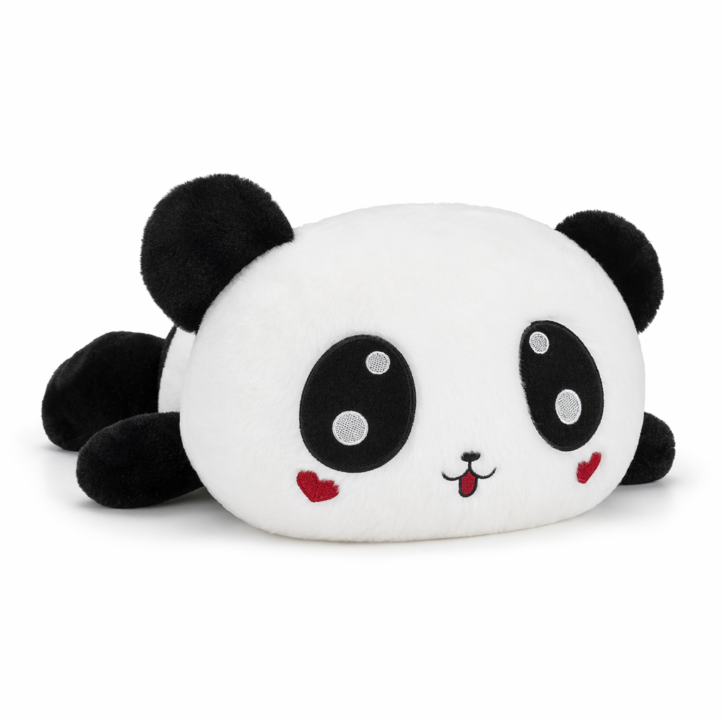 Glowing Kawaii Panda Plush Toy Lying