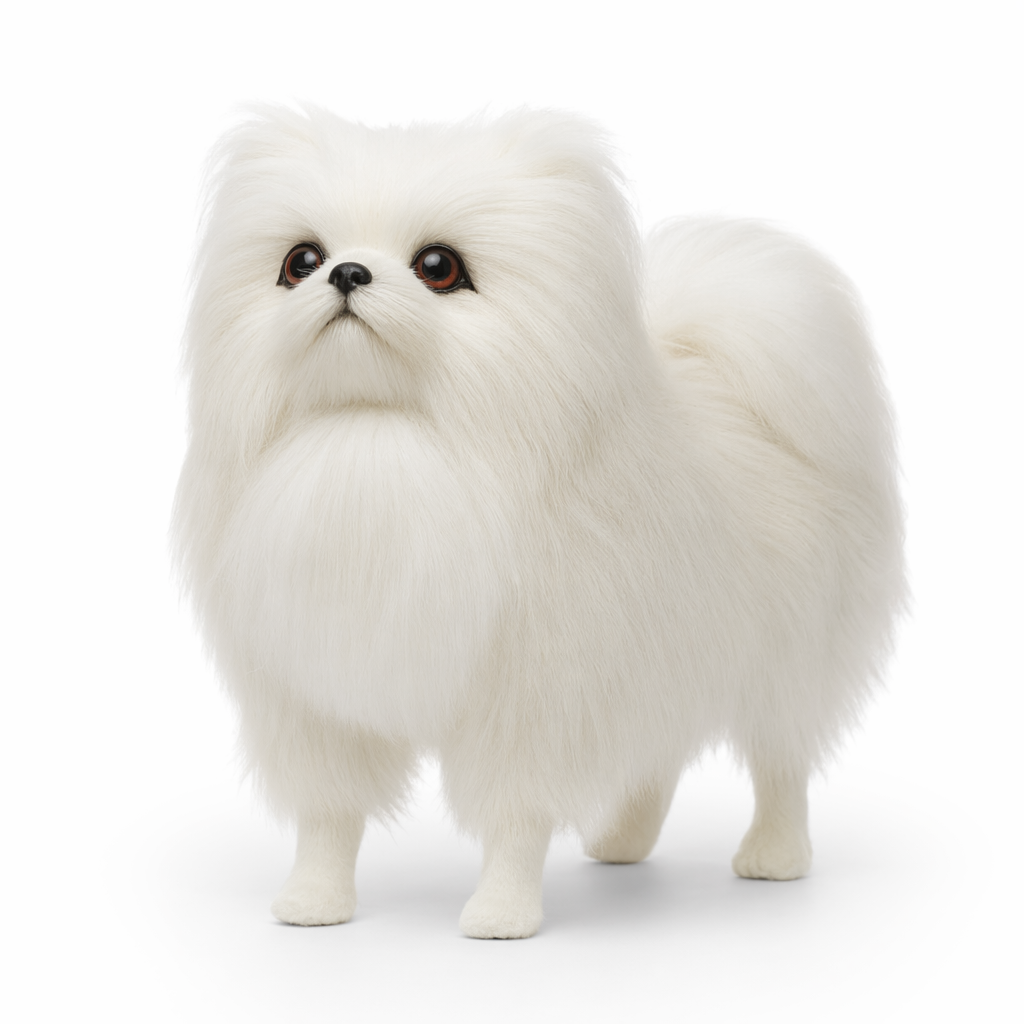 Interactive Plush Dog Toy - Fun & Imaginative Birthday Gift! White
